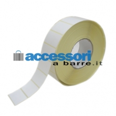 Etichette adesive in carta Vellum 50 x 30 mm per stampanti Industriali a trasferimento termico (ribbon necessario)