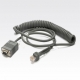 Cavo Motorola RS232 DB9 Femmina a spirale 2.8m (CBA-R02-C09PAR)